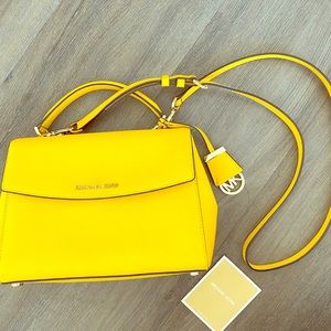 Michael Kors YELLOW Cross Body Bag - new!!